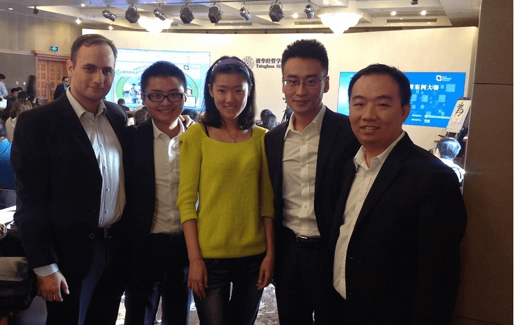 Saman (left) is tasked with finding the next generation of artificial intelligence startups for Baidu Ventures